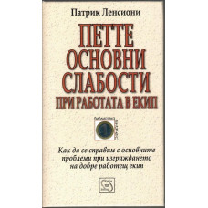 Петте основни слабости при работата в екип